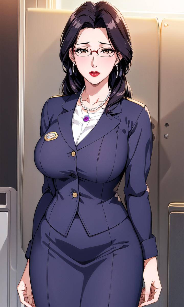 空姐阿姨 CA Aunt-pixiv插画-作品交流服务