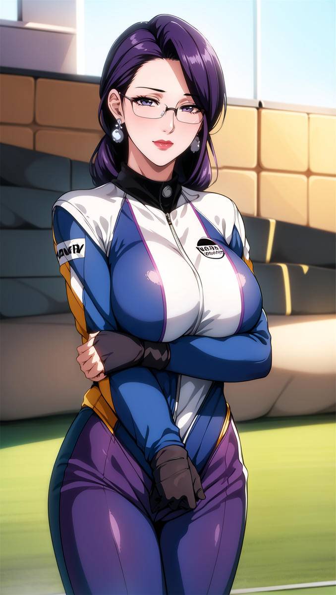 赛车女郎-pixiv插画-作品交流服务