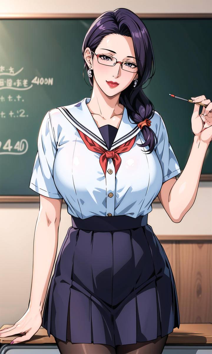 水手服妈妈-pixiv插画-作品交流服务