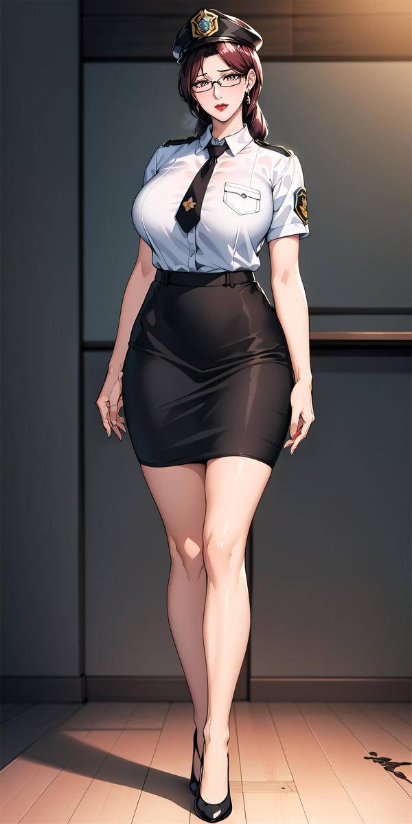 女警妈妈 空乘阿姨-pixiv插画-作品交流服务