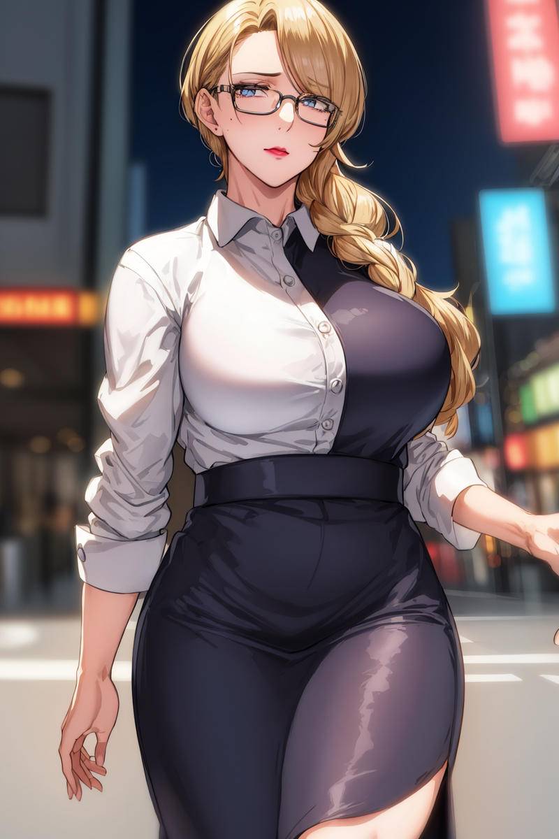欧美小姨 USA auntie-pixiv插画-作品交流服务