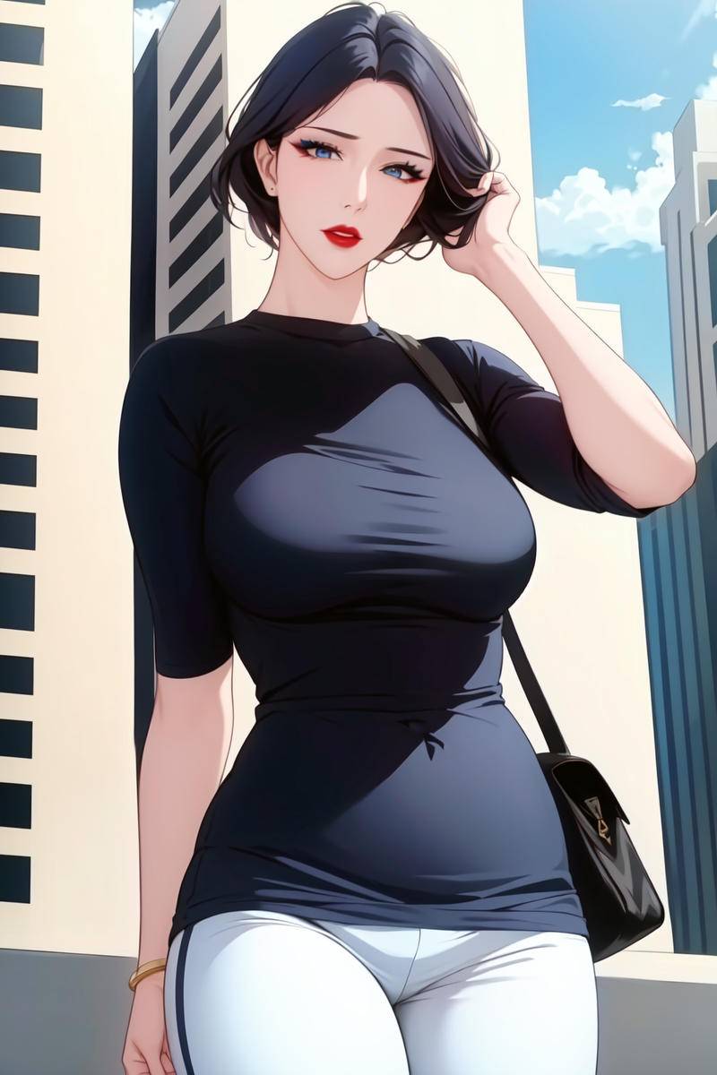小姨妈  Aunt-pixiv插画-作品交流服务