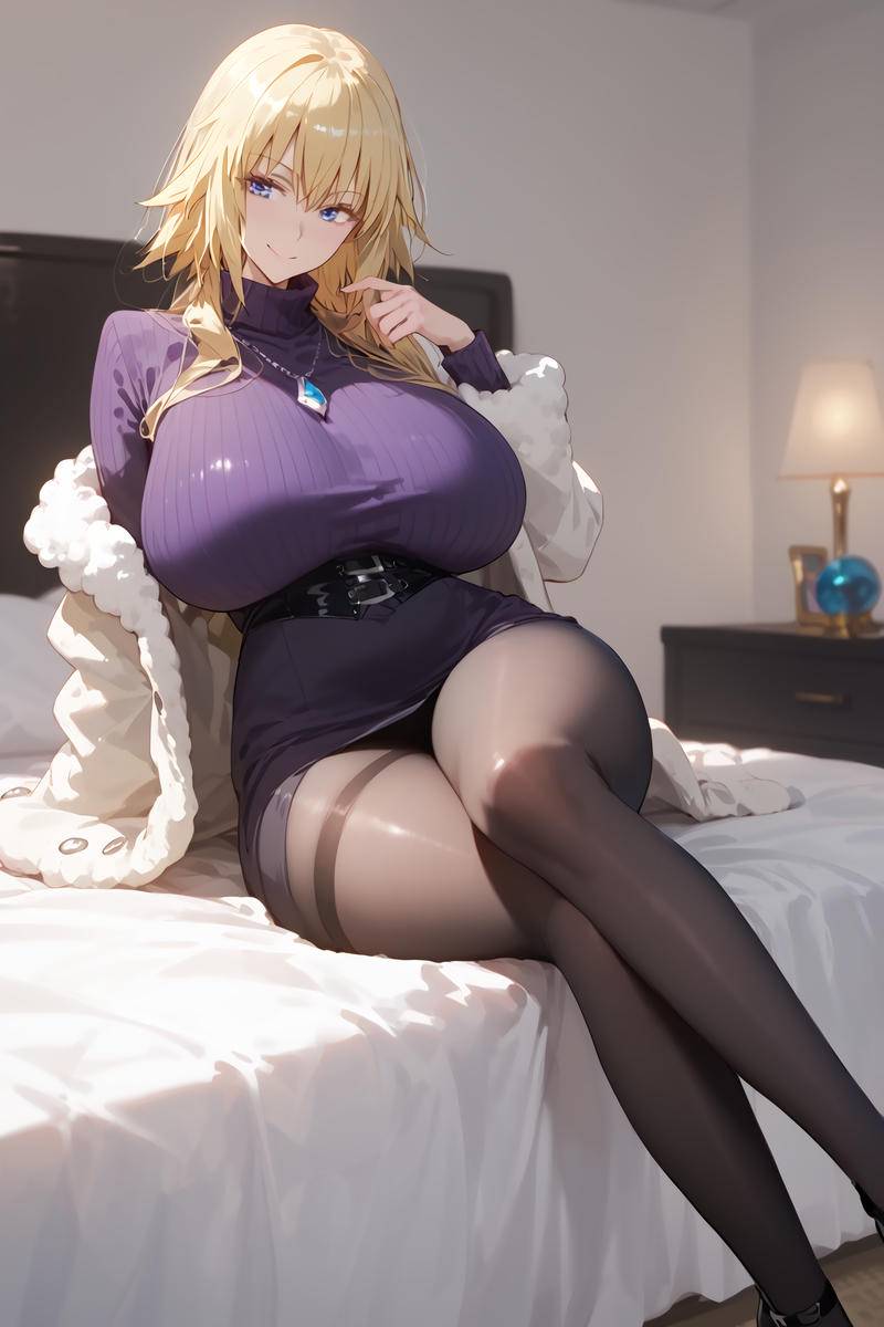图片[5]-ジャンヌママ セーターVER.-pixiv插画-作品交流服务
