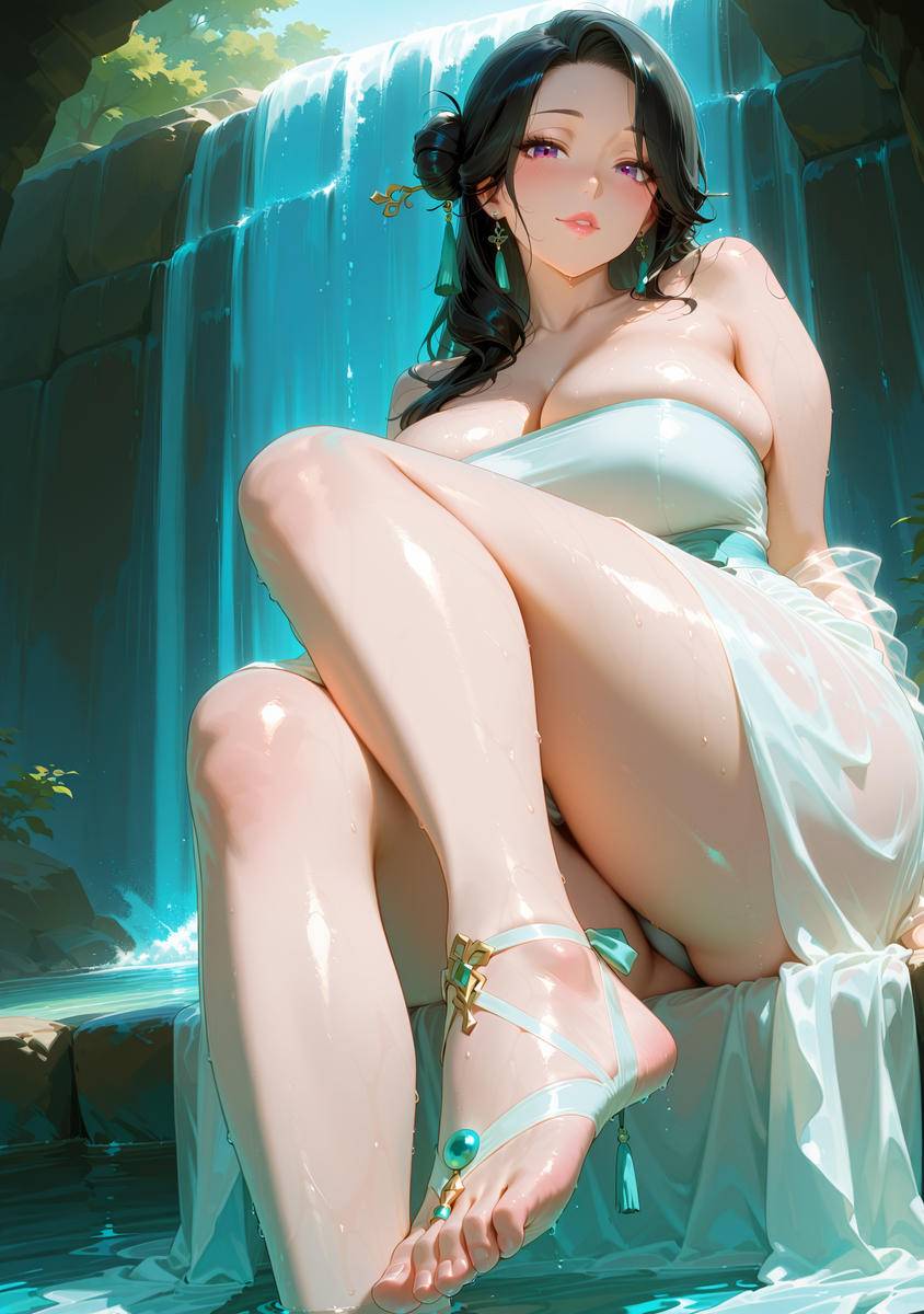 瀑布jiojio-pixiv插画-作品交流服务