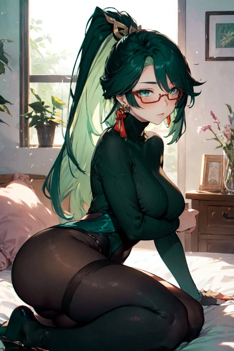 閑雲(座り)-pixiv插画-作品交流服务