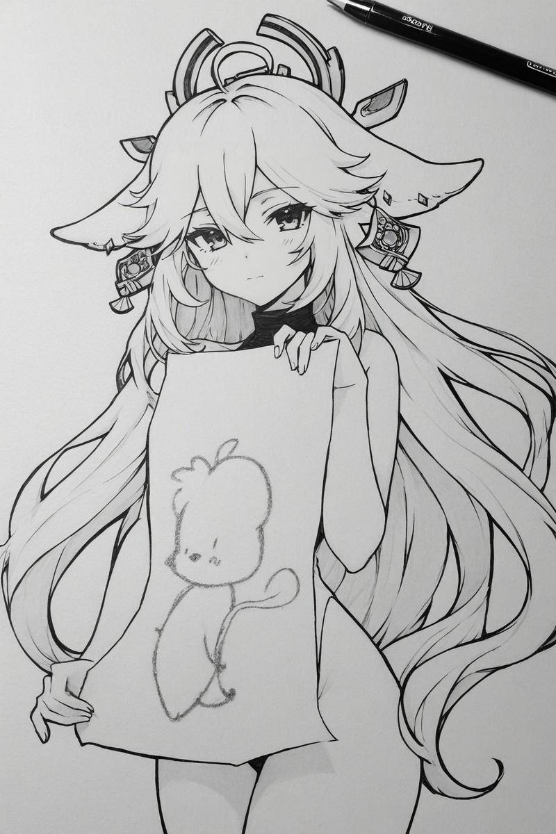 Yae Miko-pixiv插画-作品交流服务