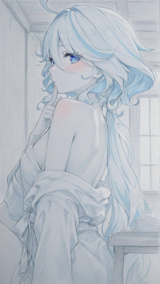 Furina-pixiv插画-作品交流服务