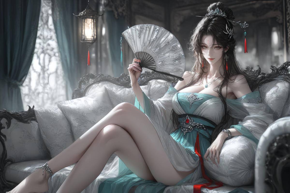 古风少女A（壁纸）-pixiv插画-作品交流服务