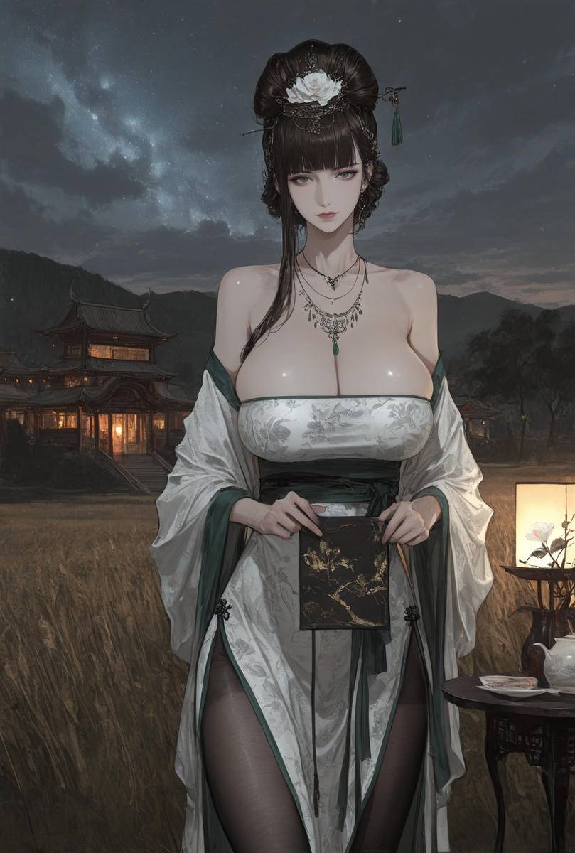 古风贵妇-pixiv插画-作品交流服务