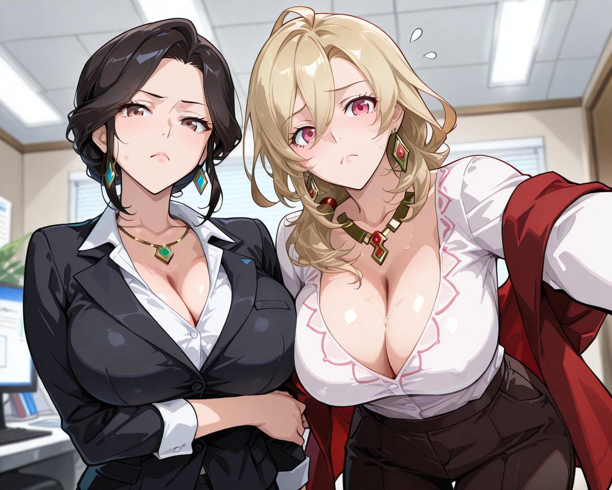 Office Lady-pixiv插画-作品交流服务
