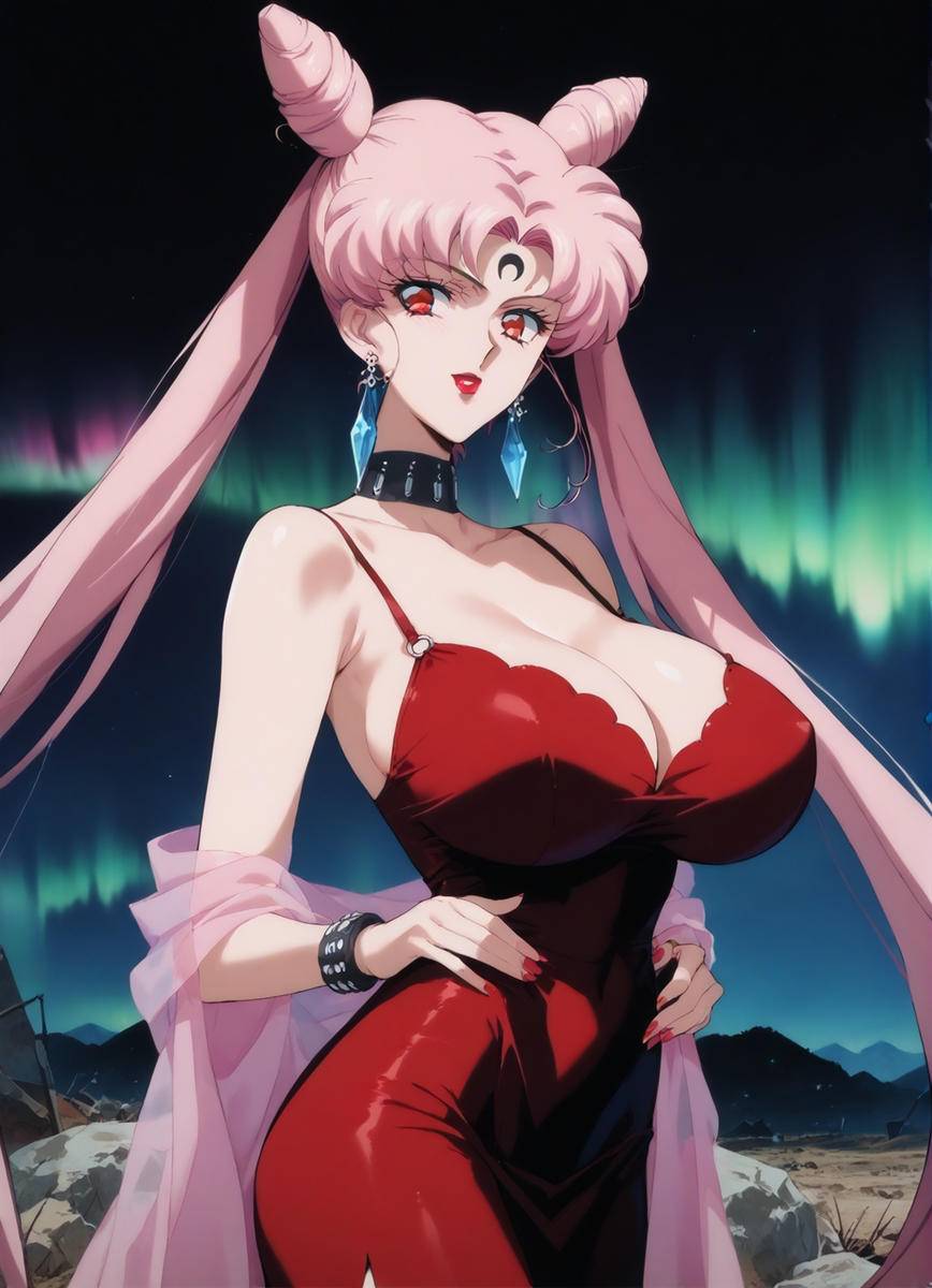 Red Dress - Black Lady セーラームーン-pixiv插画-作品交流服务