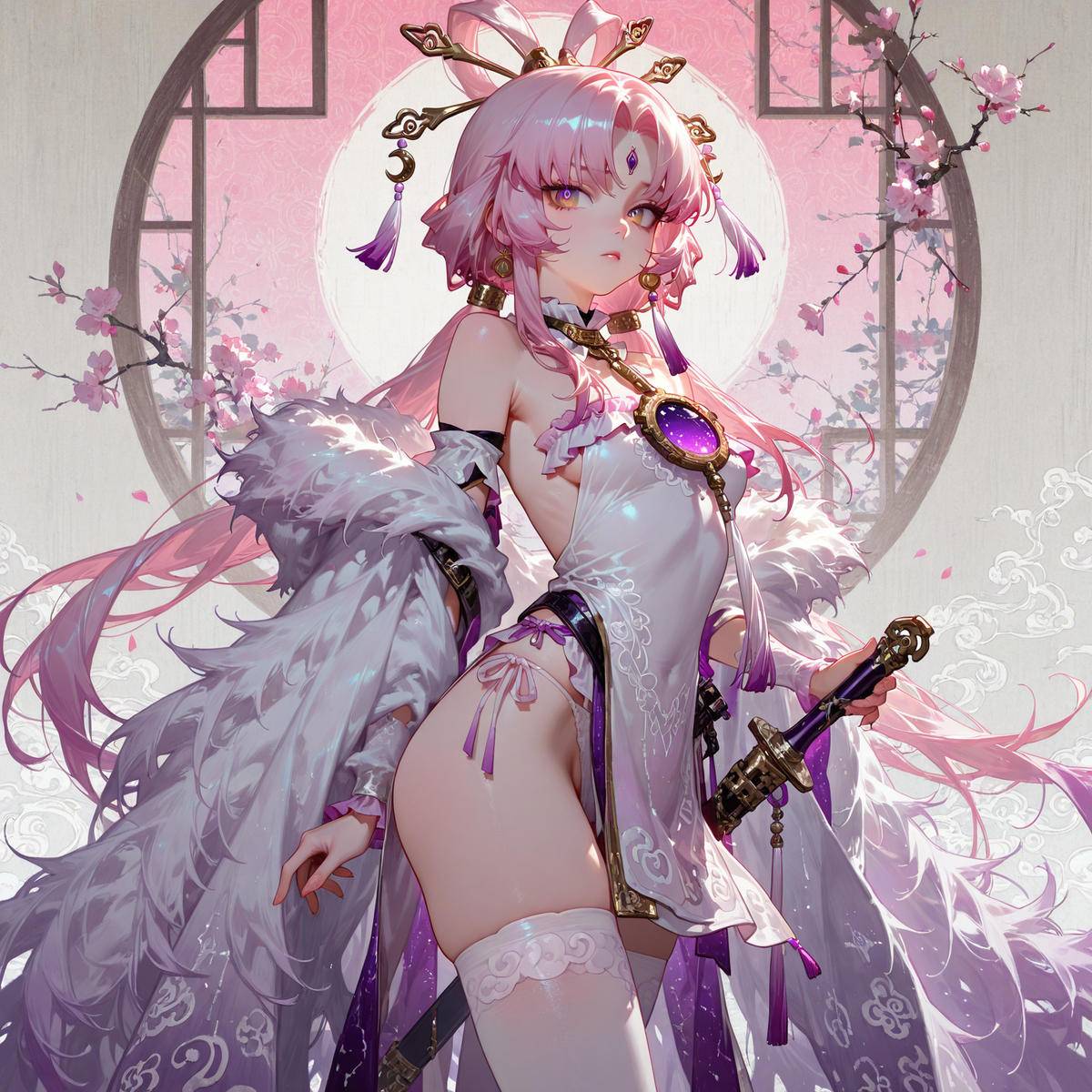 一剑光寒十九洲，谁言女子不能征-pixiv插画-作品交流服务
