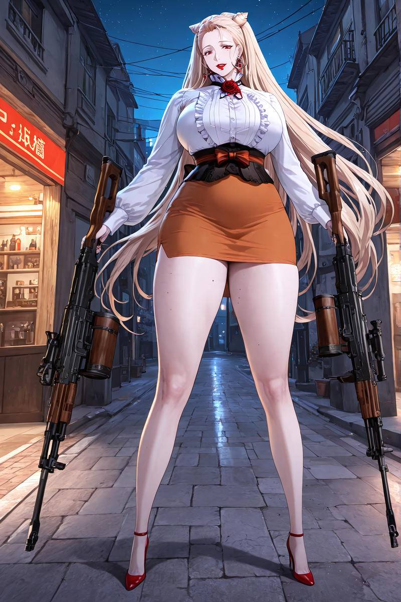 Twin Tails but Twin Triggers-pixiv插画-作品交流服务