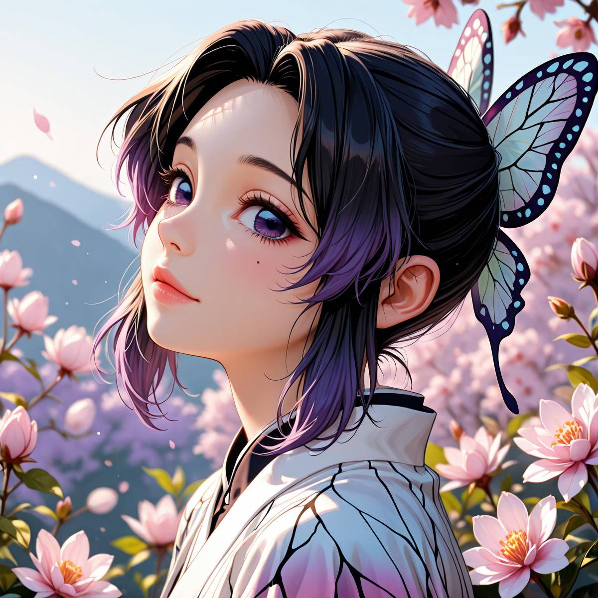 kochou shinobu - 胡蝶しのぶ-pixiv插画-作品交流服务