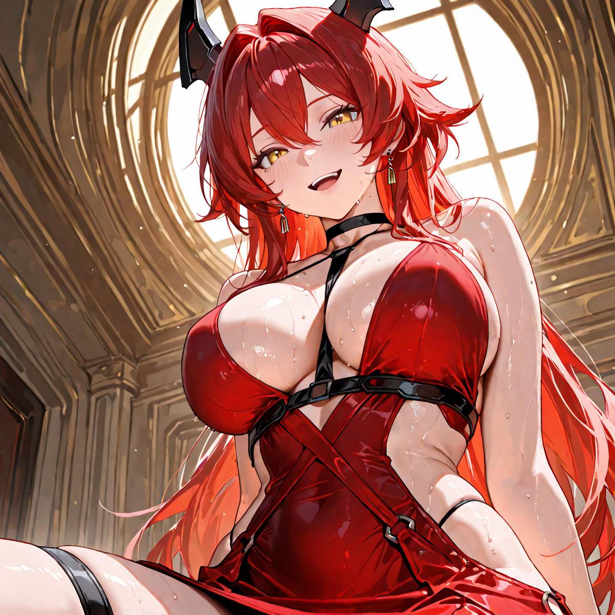 Hood Nonsense Red-pixiv插画-作品交流服务