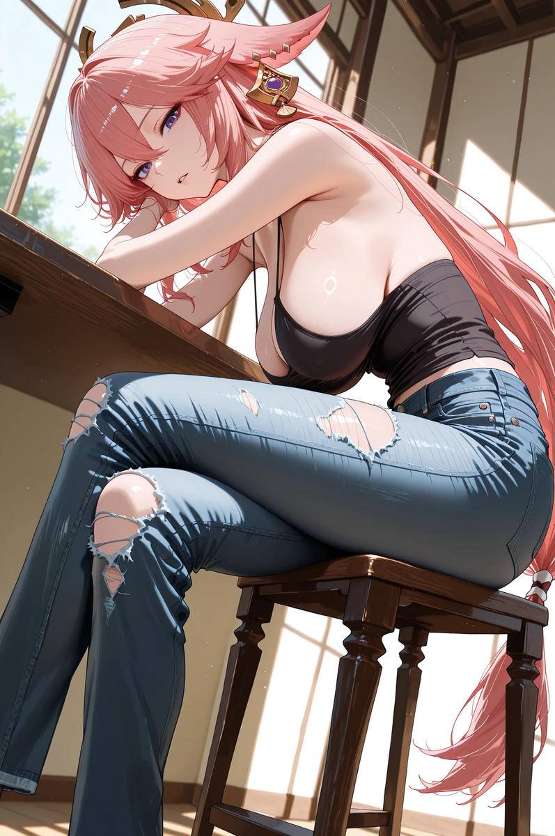 八重神子 Yae Miko 19-pixiv插画-作品交流服务