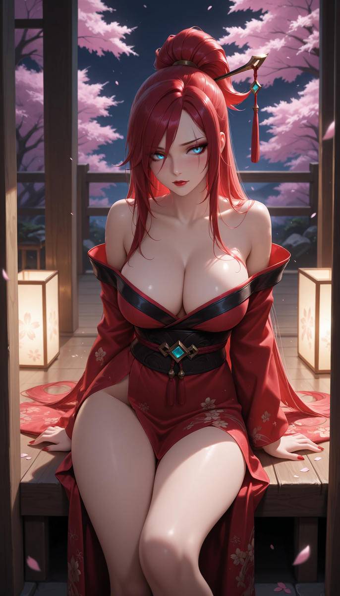 Katarina😍 | League of Legends-pixiv插画-作品交流服务