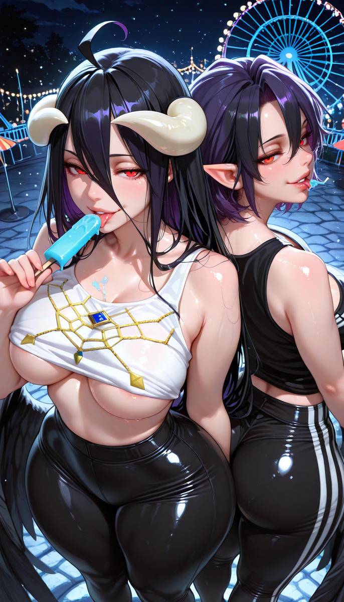 Albedo 😍 & Vermeil😍 Duo-pixiv插画-作品交流服务