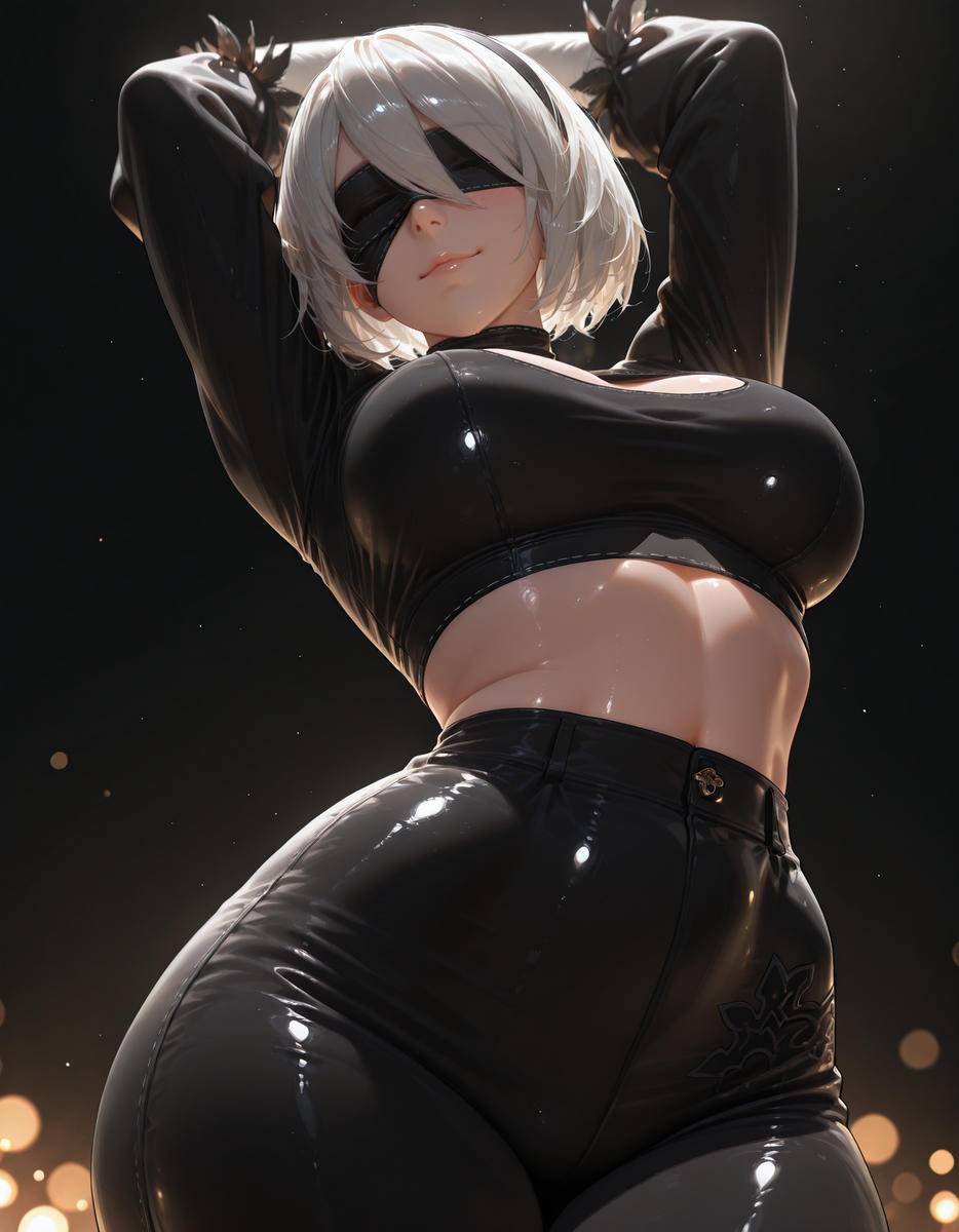 YoRHa No.2 Type B (2B)😍-pixiv插画-作品交流服务