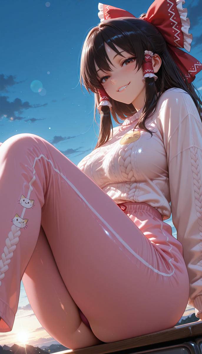 Hakurei Reimu 😍-pixiv插画-作品交流服务