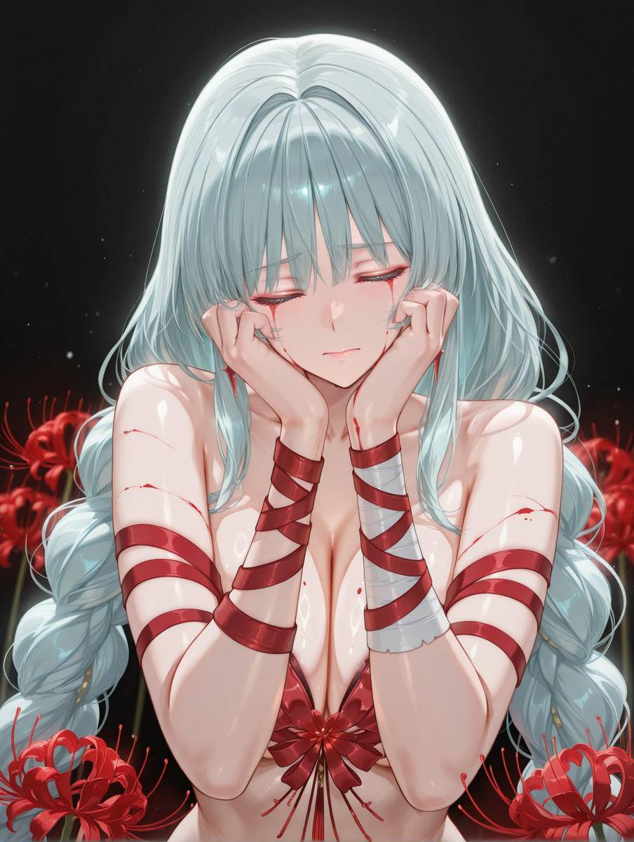 愛情不敵堅持淚 #Phrolova-pixiv插画-作品交流服务
