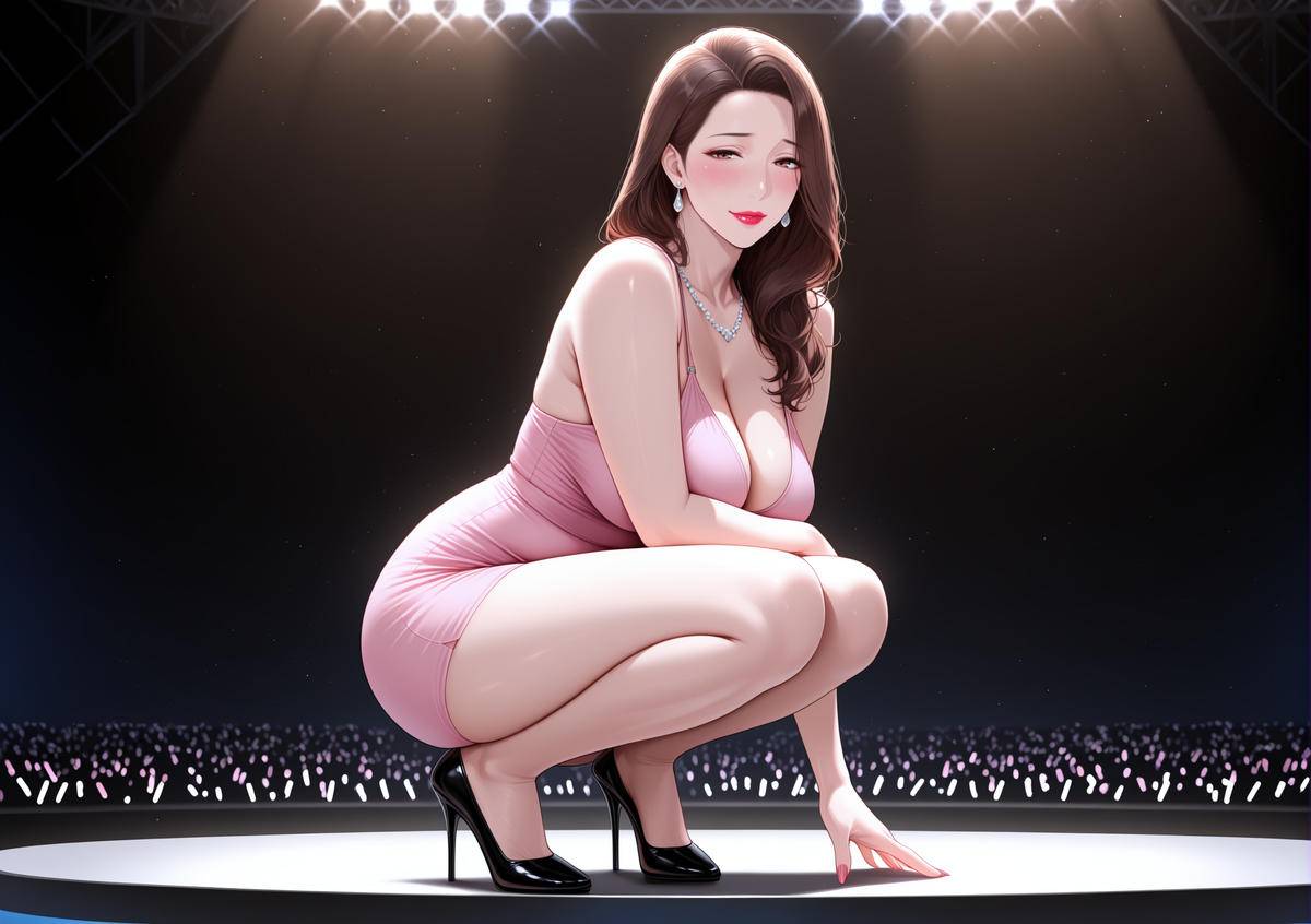 舞台上的骚妈-pixiv插画-作品交流服务