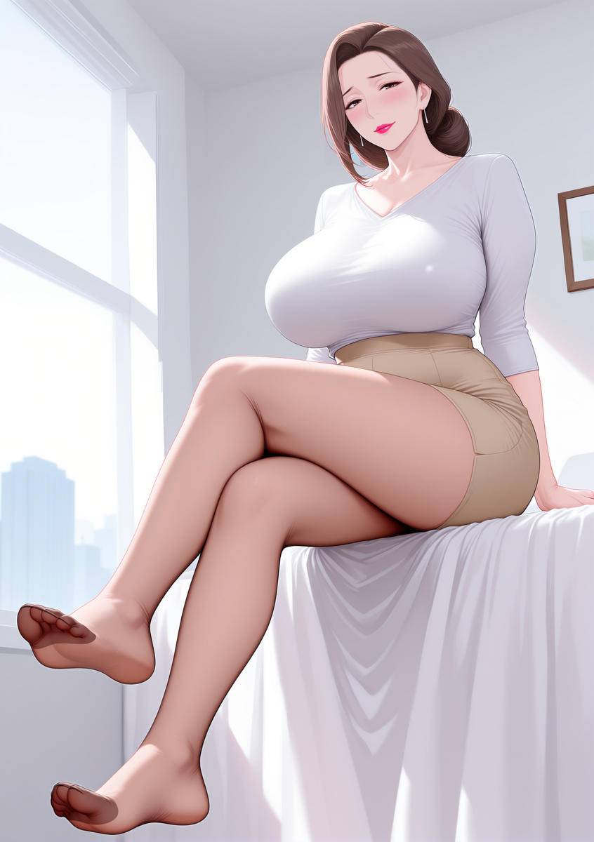 骚妈的肉丝帮你起飞~-pixiv插画-作品交流服务