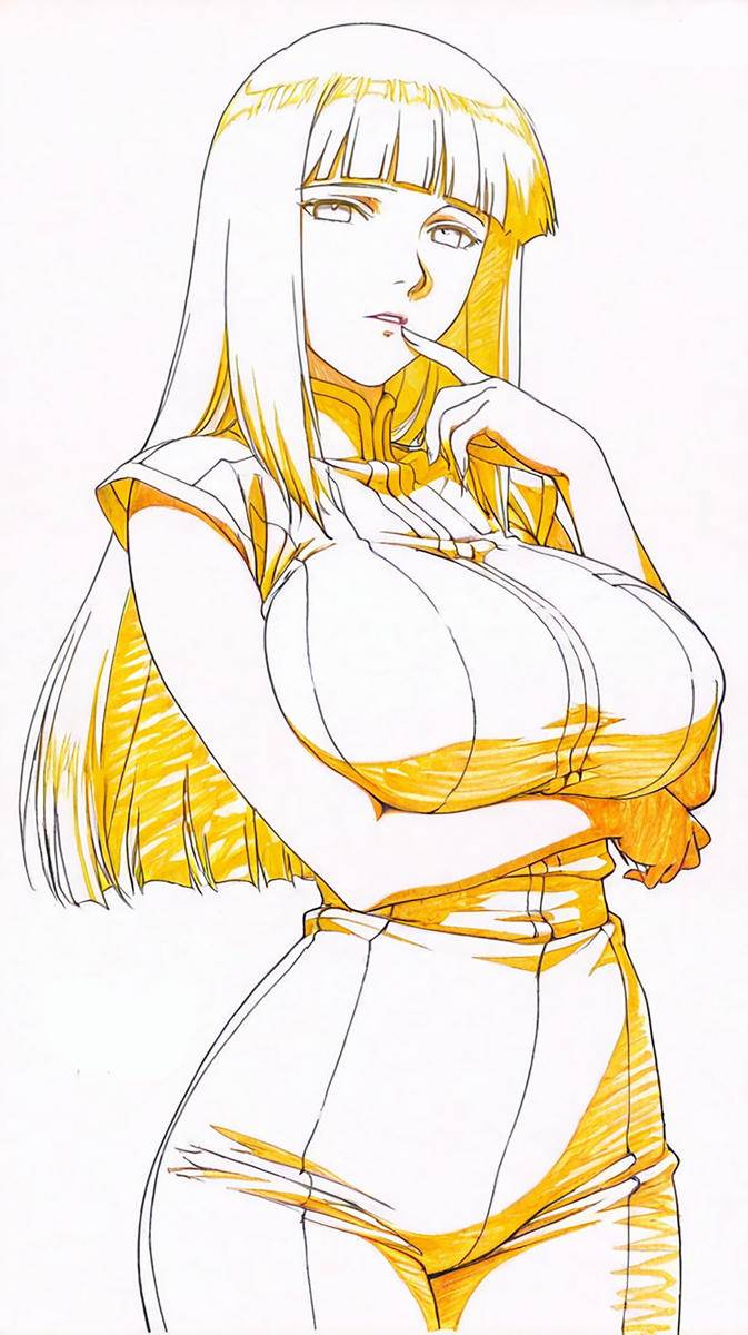 彩铅线稿风（御姐篇）-pixiv插画-作品交流服务