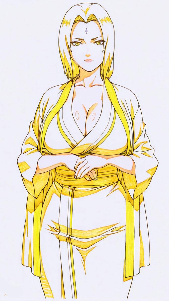 彩铅线稿风（御姐篇）-pixiv插画-作品交流服务
