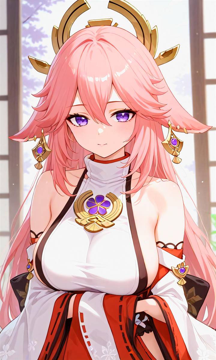 Yae Miko-pixiv插画-作品交流服务