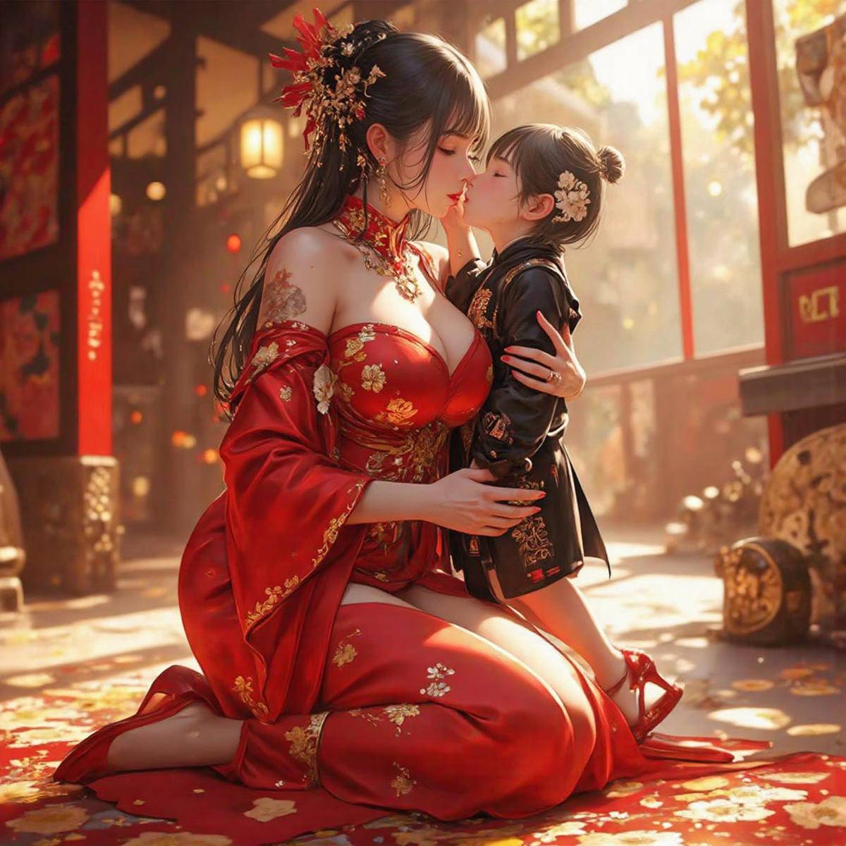 kissing my boy-pixiv插画-作品交流服务