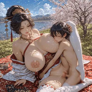 妈妈也想变得可愛桜が満開白袜 CherryBlm stock 6-pixiv插画-作品交流服务
