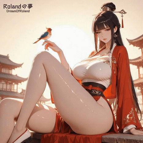 预告-青鸾 preview Cyan Phoenix-pixiv插画-作品交流服务