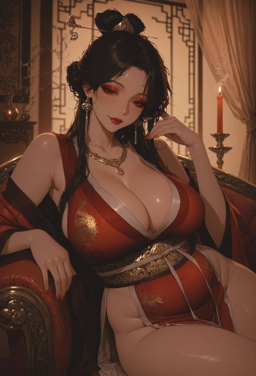 Lady Crimson ❤️-pixiv插画-作品交流服务