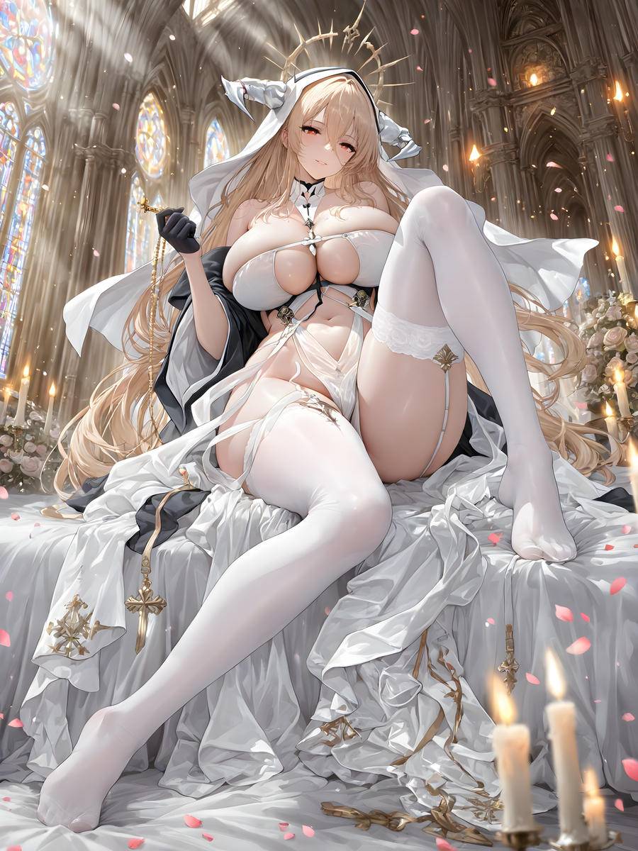 “指挥官，让我来释放您的罪念吧❤”-pixiv插画-作品交流服务