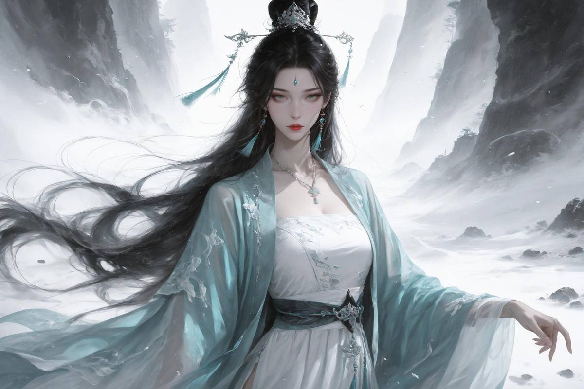 雾漫千山师立处，清辉引道破迷津-pixiv插画-作品交流服务