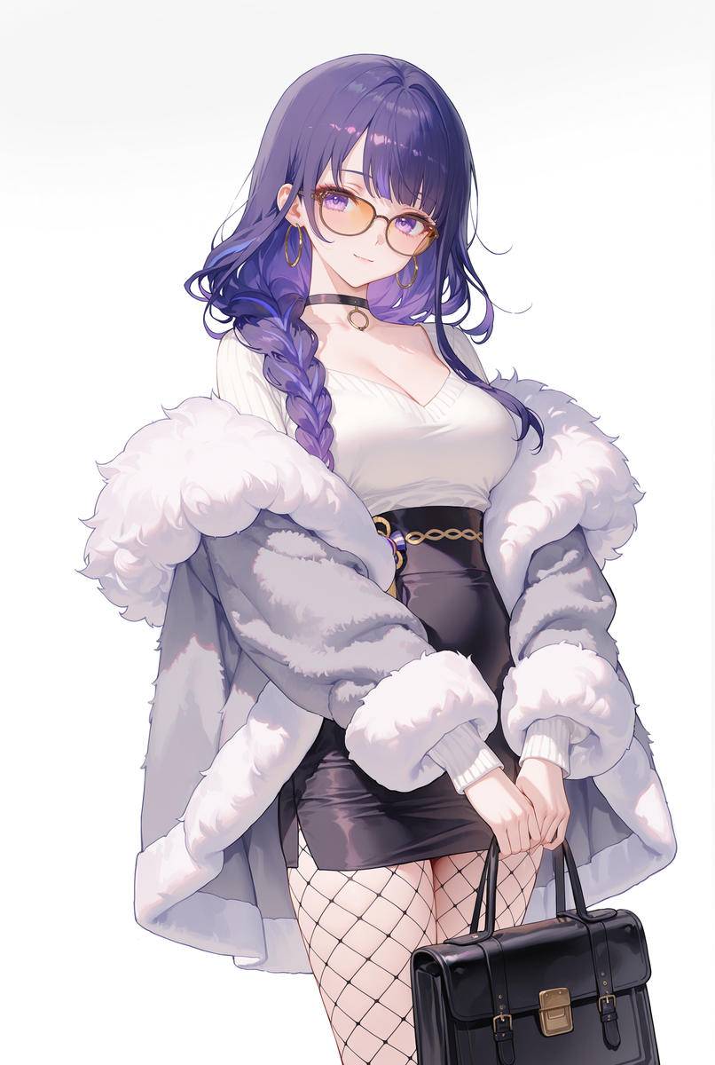 雷电将军的常服-pixiv插画-作品交流服务