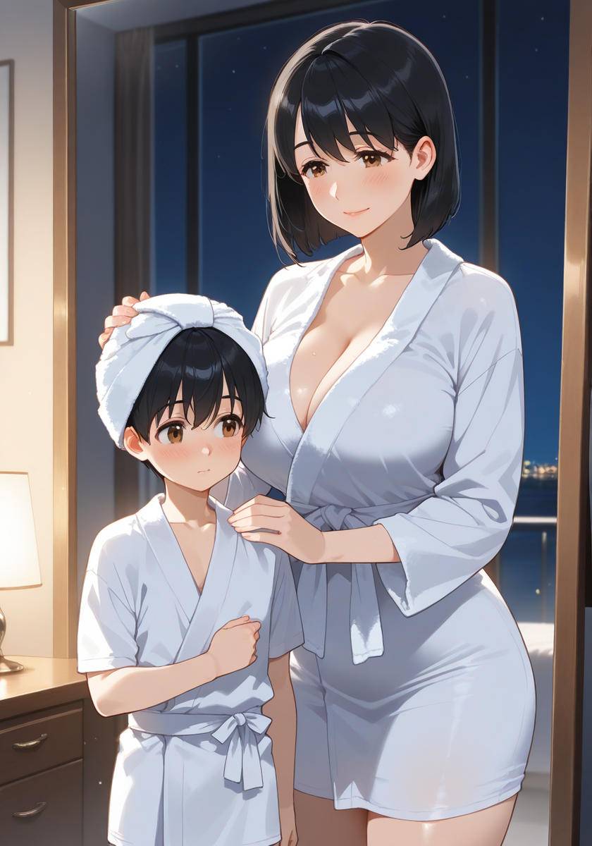 ちゃんと乾かして♡Dry hair completely-pixiv插画-作品交流服务