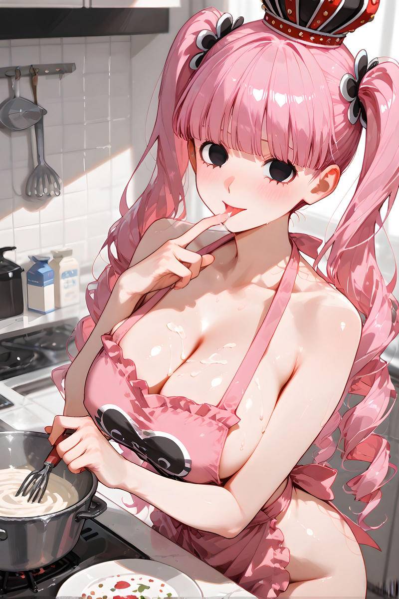 Perona_Naked Apron-pixiv插画-作品交流服务
