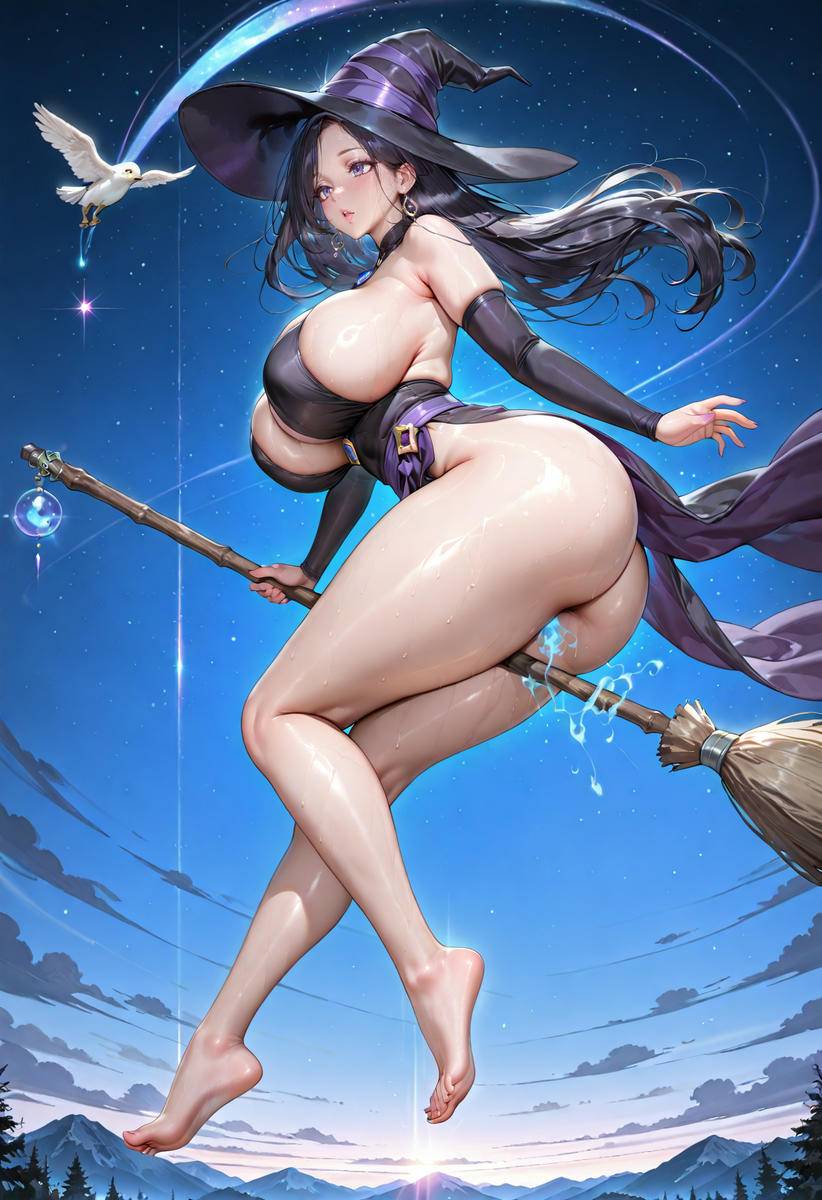 女巫-pixiv插画-作品交流服务