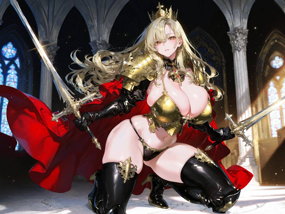 Female Knight2.0-pixiv插画-作品交流服务