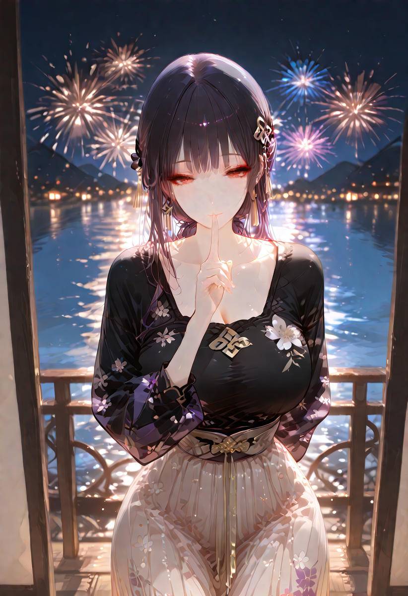温泉与烟火-pixiv插画-作品交流服务