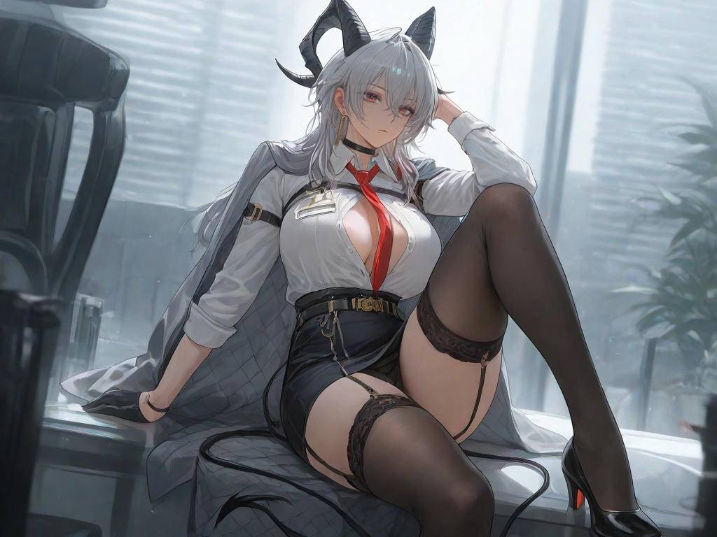 Zani at the office 🛡🧥⌚-pixiv插画-作品交流服务