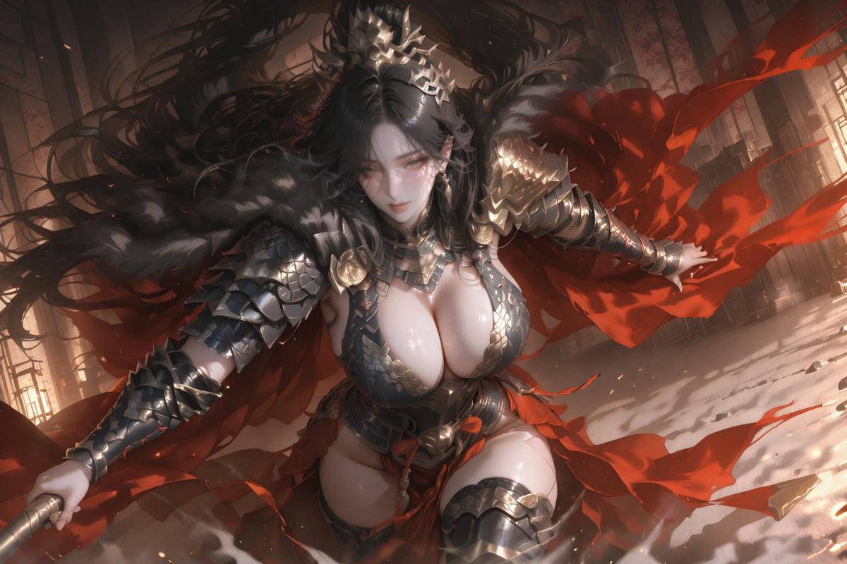 英姿飒爽-pixiv插画-作品交流服务