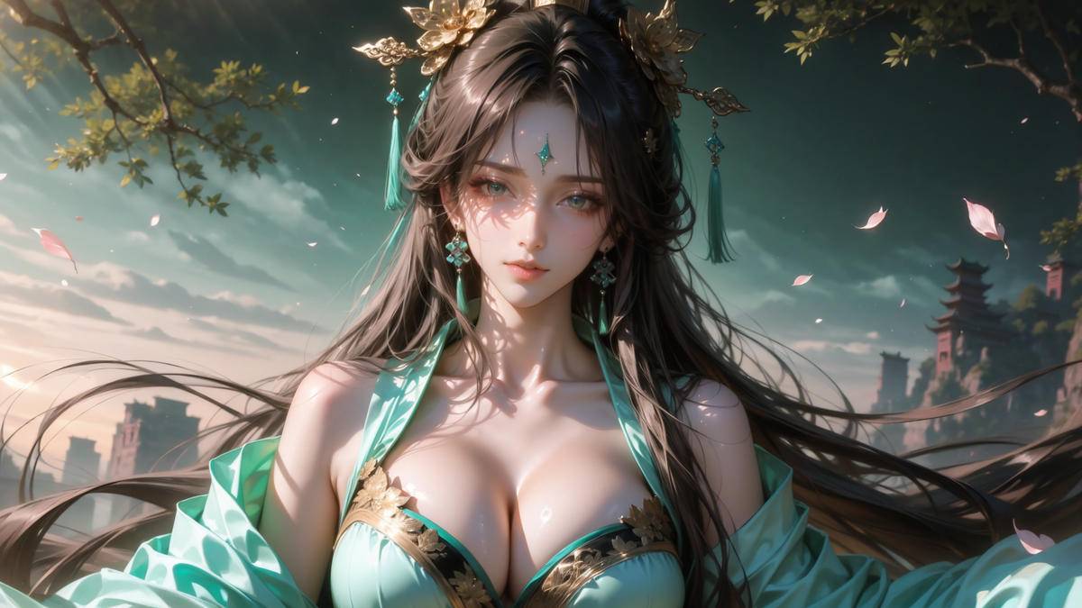 青衣仙-pixiv插画-作品交流服务