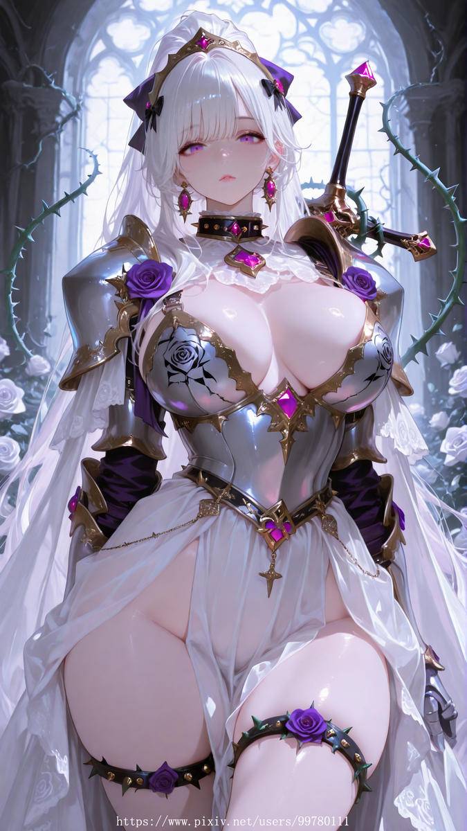 蔷薇骑士-pixiv插画-作品交流服务